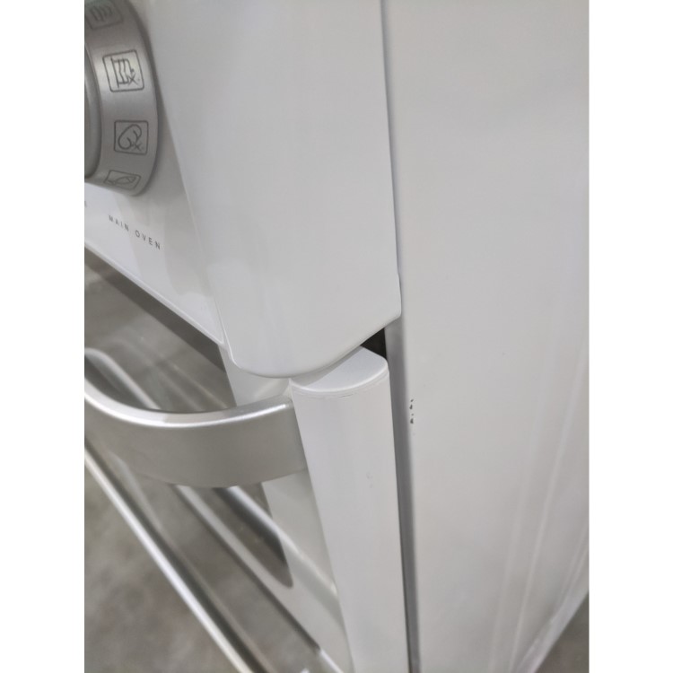 GRADE A2 - Hotpoint HUE62PS 60cm Wide Double Oven Multifunction Electric Cooker With Ceramic Hob - White