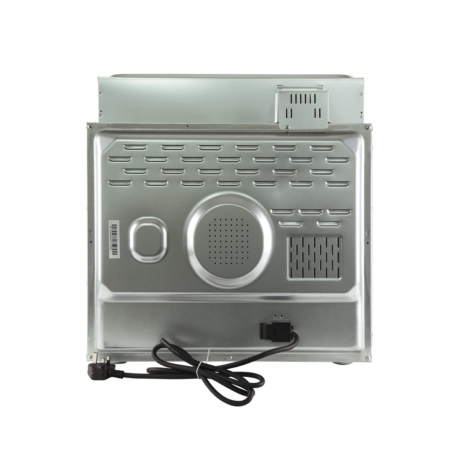 electriQ Plug In Electric Fan Assisted Single Oven Black