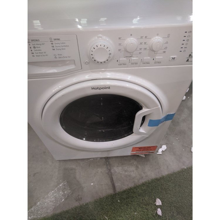 GRADE A3 - Hotpoint FDL9640P 9kg Wash 6kg Dry Freestanding Washer Dryer - Polar White