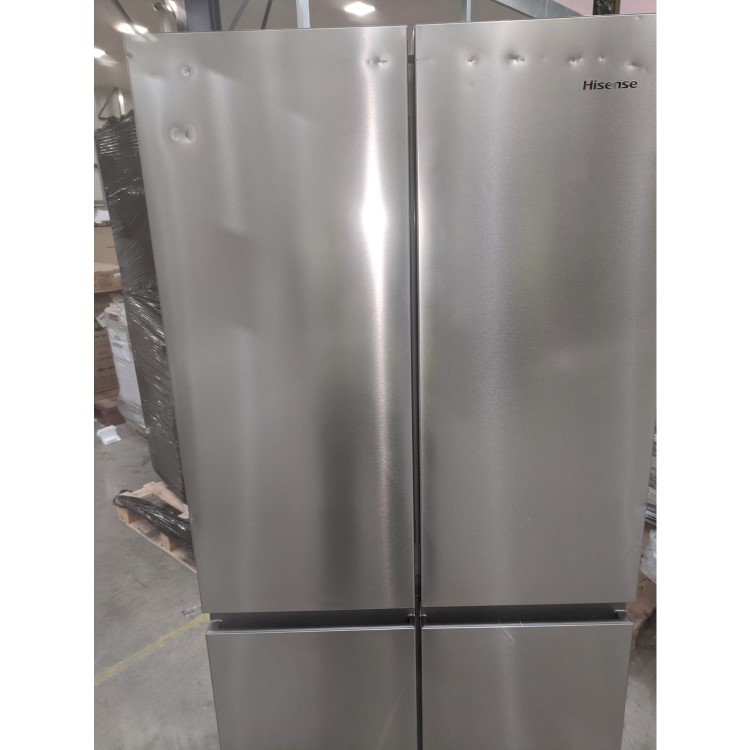GRADE A3 - Hisense RQ563N4AI1 Frost Free 4 Door Fridge Freezer Stainless Steel Effect