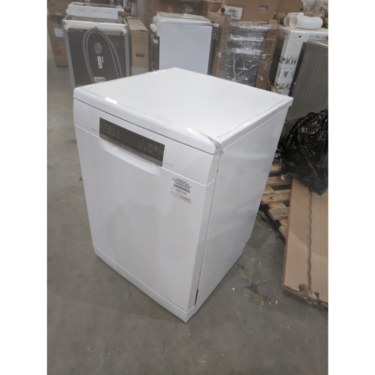 GRADE A2 - bosch Serie 6 Perfect Dry SMS67MW00G 14 Place Freestanding Dishwasher - White