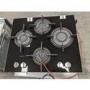 GRADE A2 - Hotpoint FTGHG641DHBK 60cm Four Burner Gas-on-glass Hob - Black