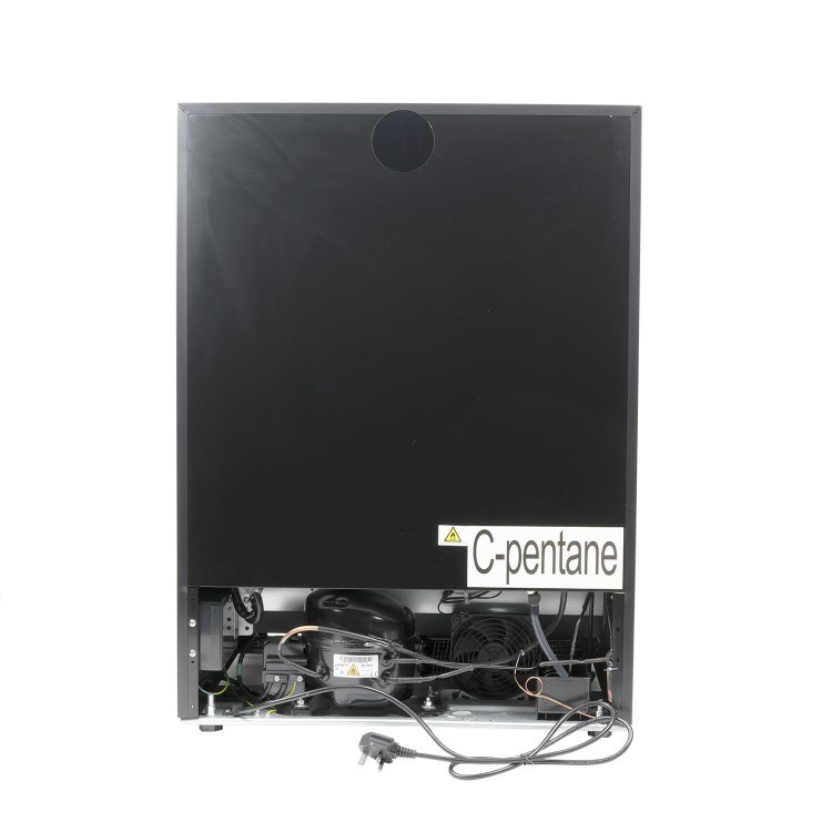 GRADE A2 - electriQ 60cm  Dual Temperature Dual Zone Wine Cooler - Stainless Steel
