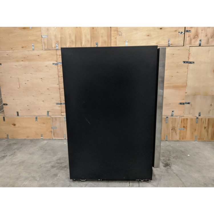 GRADE A3 - electriQ 45 Bottle Freestanding Under Counter Wine Cooler Dual Zone 60cm Wide 82cm Tall - Stainless Steel