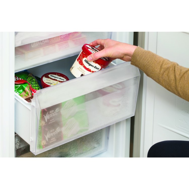HOTPOINT LEX85N1W 296 Litre Freestanding Fridge Freezer 60/40 Split Frost Free 60cm Wide - White