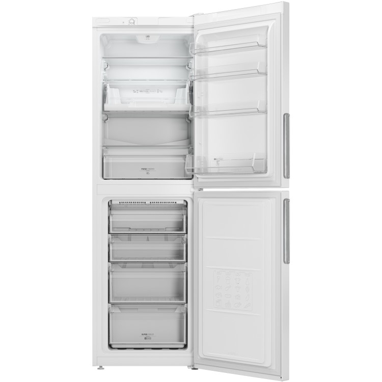 HOTPOINT LEX85N1W 296 Litre Freestanding Fridge Freezer 60/40 Split Frost Free 60cm Wide - White