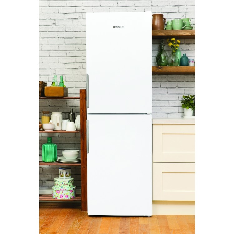HOTPOINT LEX85N1W 296 Litre Freestanding Fridge Freezer 60/40 Split Frost Free 60cm Wide - White