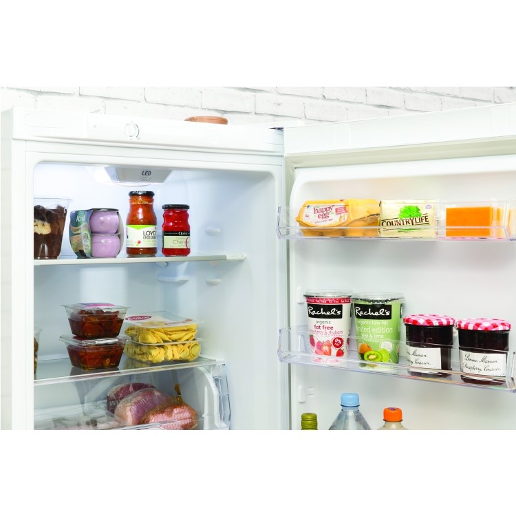 HOTPOINT LEX85N1W 296 Litre Freestanding Fridge Freezer 60/40 Split Frost Free 60cm Wide - White