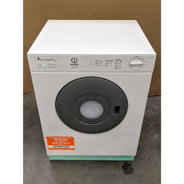 GRADE A3 - Indesit IS41V 4kg Compact Front Vented Tumble Dryer - Polar White