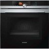 Refurbished Siemens iQ700 HM656GNS6B 60cm Single Built In Electric Oven With Microwave Black And Stainless Steel