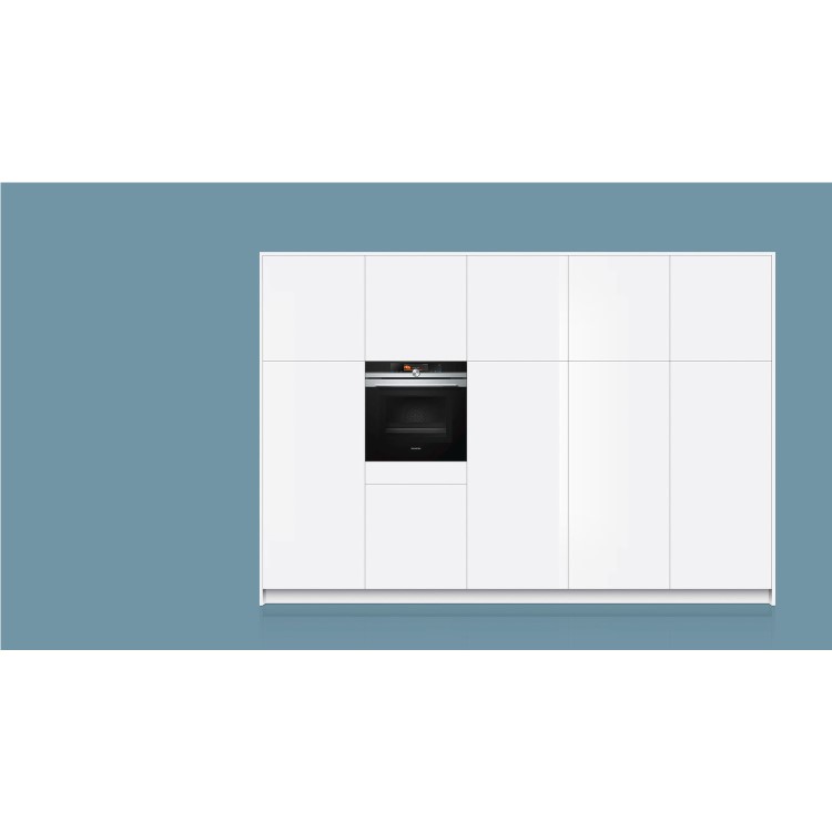 Siemens HM656GNS6B iQ700 Electric Single Oven with Microwave Function - Stainless Steel