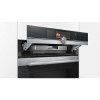 Refurbished Siemens iQ700 HM656GNS6B 60cm Single Built In Electric Oven With Microwave Black And Stainless Steel