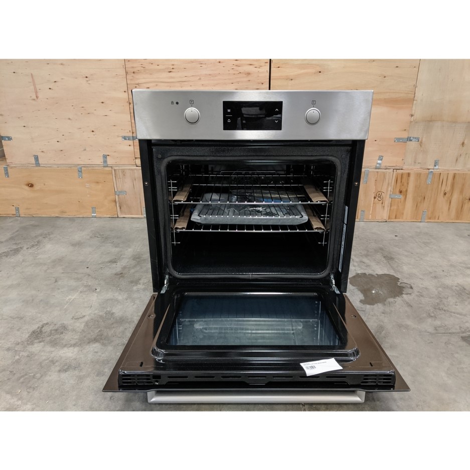 GRADE A3 electriQ 68L Pyrolytic Self Cleaning Electric Single Oven in