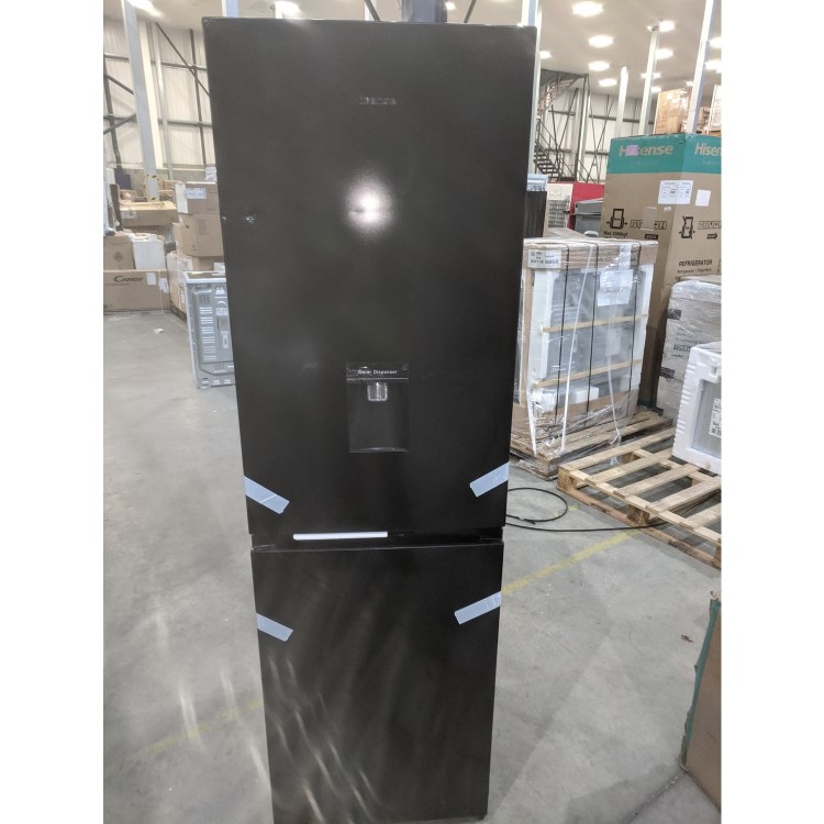 GRADE A3 - Hisense RB327N4WB1 182x55cm 251L Freestanding Fridge Freezer With Non-plumb Water Dispenser - Black