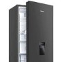 Refurbished Hisense RB327N4WB1 Freestanding 251 Litre 50/50 Fridge Freezer with Water Dispenser Black