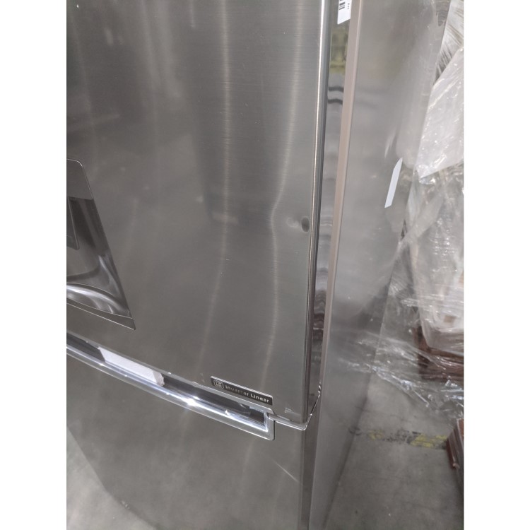 GRADE A3 - LG GBF61PZJZN Freestanding 60/40 Fridge Freezer With Non-plumb Water Dispenser - Stainless Steel