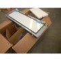 GRADE A3 - Elica HIDDEN-90 Hidden 898mm Intergrated Cooker Hood Stainless Steel And White Glass
