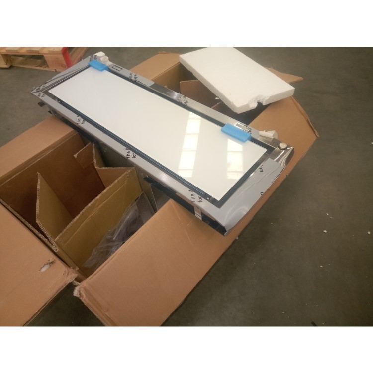GRADE A3 - Elica HIDDEN-90 Hidden 898mm Intergrated Cooker Hood Stainless Steel And White Glass