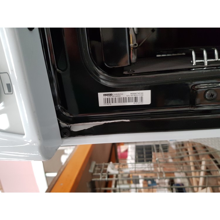 GRADE A2 - Hotpoint CH60GCIW Carrick Double Oven 60cm Gas Cooker - White