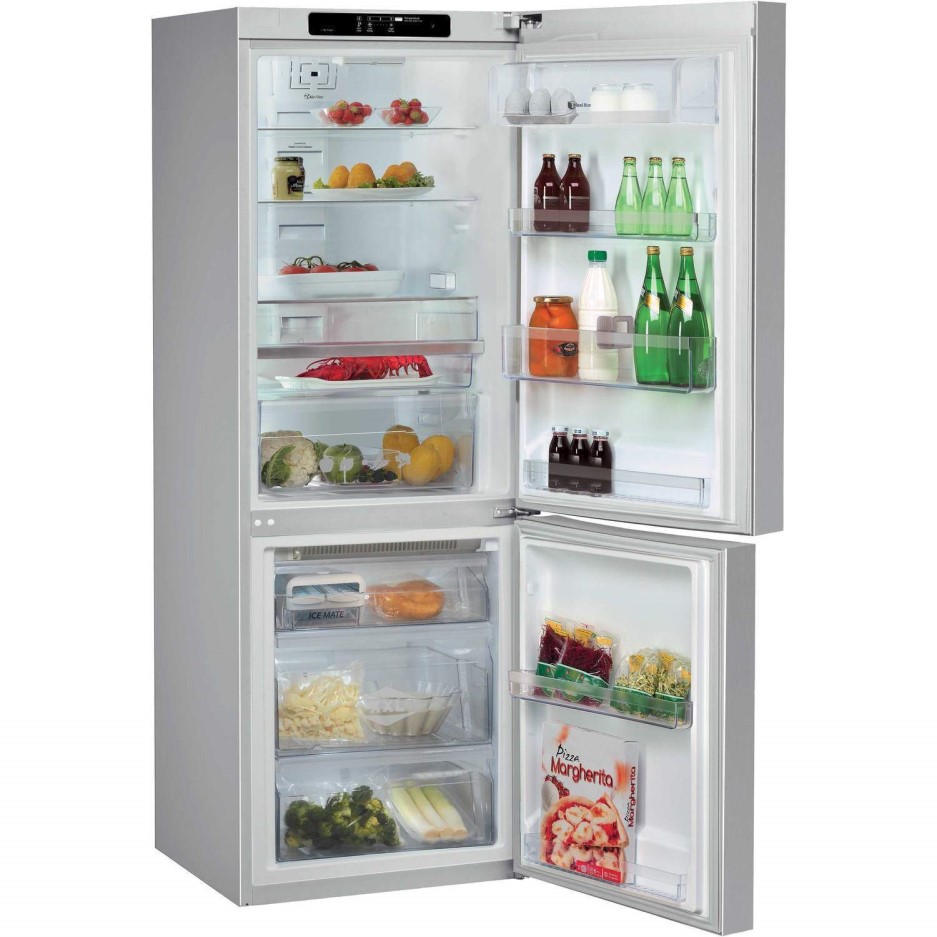 Whirlpool WBA4328NFTS 420 Litre Freestanding Fridge Freezer 70/30 Split