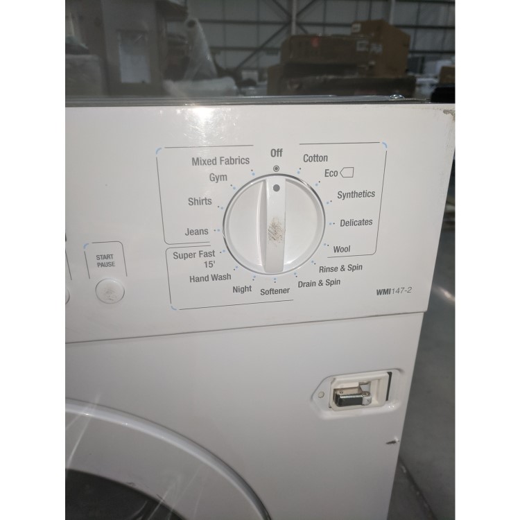 GRADE A3 - Smeg WMI147-2 Fully Integrated Washing Machine 7kg 1400rpm