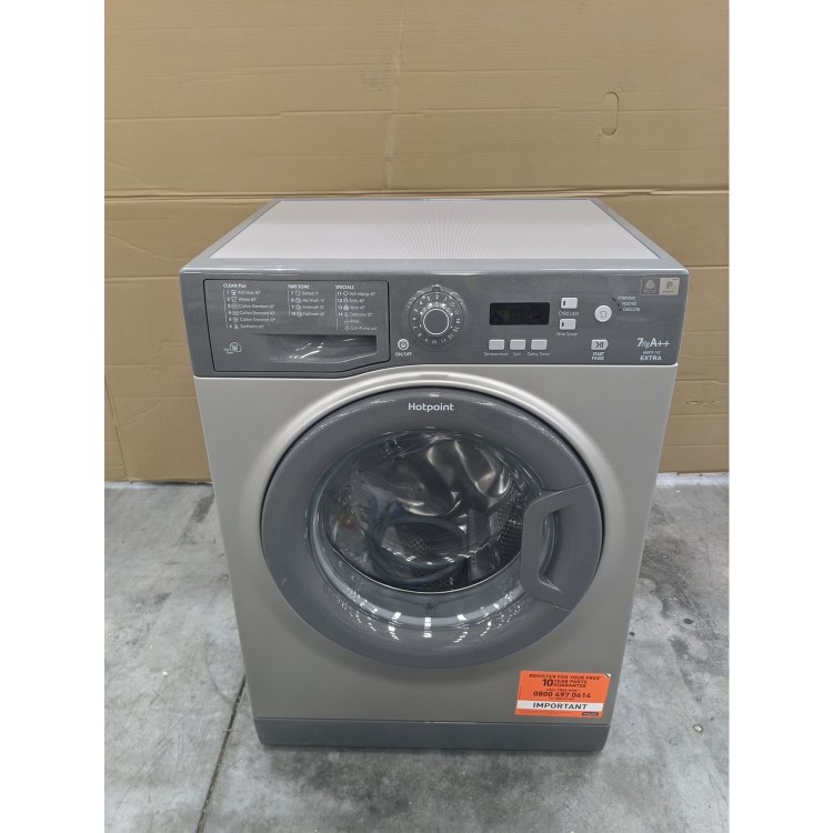 GRADE A3 - Hotpoint WMXTF742G Extra 7kg 1400 Spin Washing Machine - Graphite