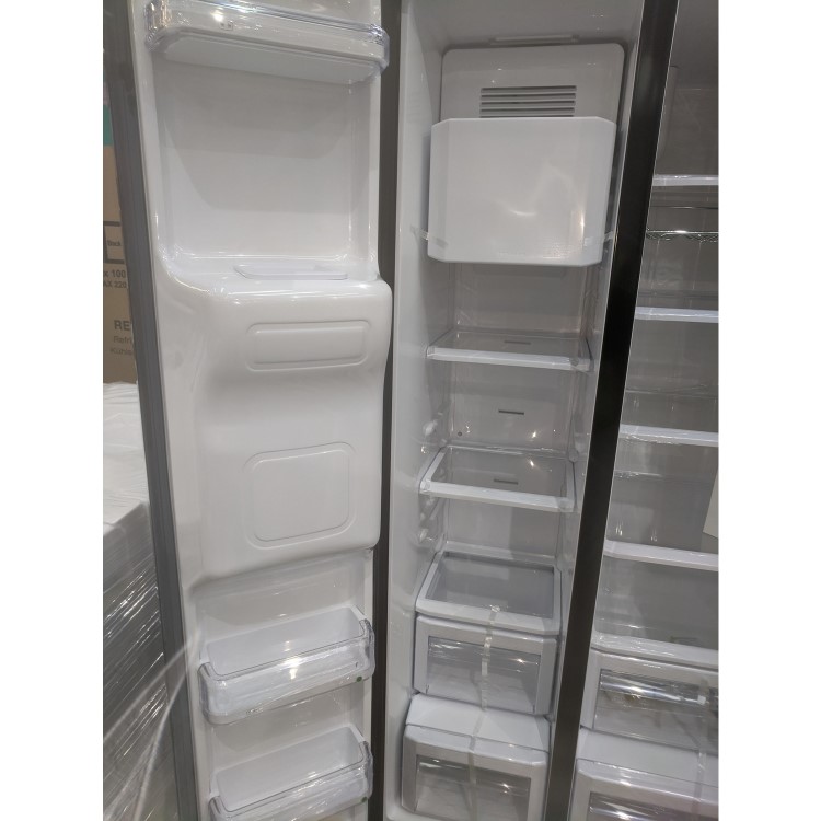 GRADE A3 - Samsung RS50N3413BC No Frost Side-by-side American Fridge Freezer With Ice And Water Dispenser - Bla