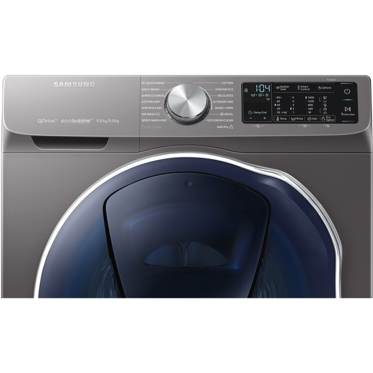 GRADE A2 - Samsung WD90N645OOX QuickDrive 9kg Wash 5kg Dry Freestanding Washer Dryer With EcoBubble And AddWash