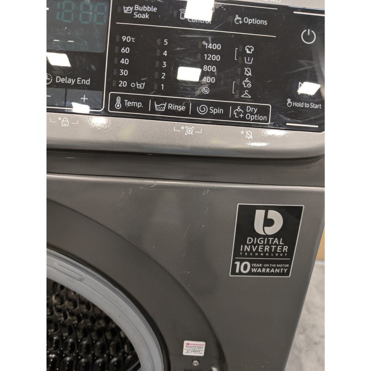 GRADE A3 - Samsung WD90N645OOX QuickDrive 9kg Wash 5kg Dry 1400rpm Freestanding Washer Dryer With AddWash - Graphite