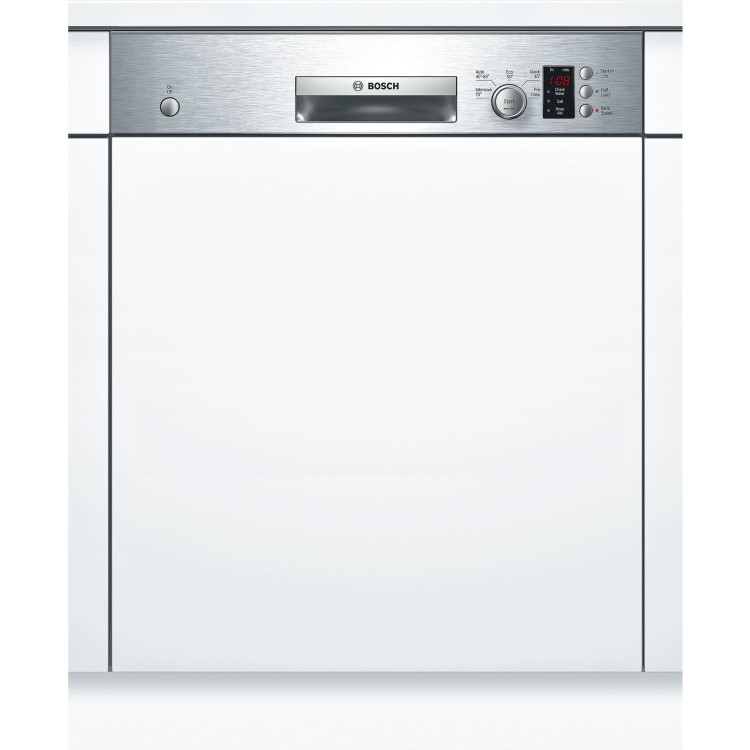 Bosch Serie 4 Active Water SMI50C15GB 12 Place Semi Integrated Dishwasher - Stainless Steel