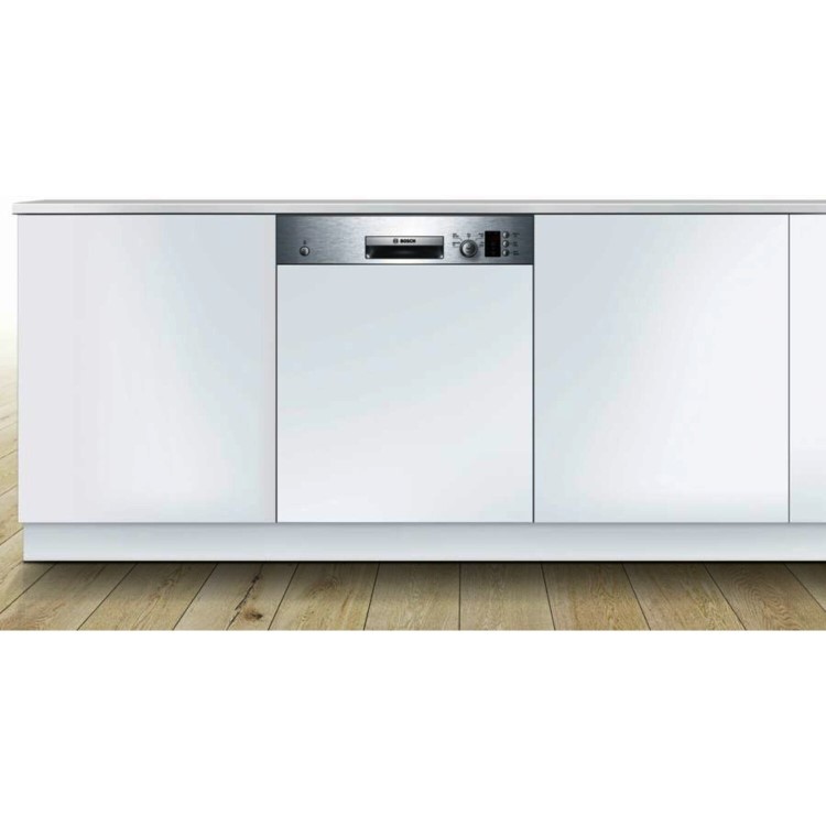 Bosch Serie 4 Active Water SMI50C15GB 12 Place Semi Integrated Dishwasher - Stainless Steel