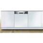 Bosch Serie 4 Active Water SMI50C15GB 12 Place Semi Integrated Dishwasher - Stainless Steel