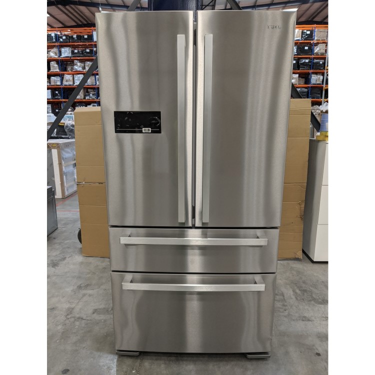 GRADE A3 - CDA PC870SS American Style 2 Door Fridge With Pullout Freezer Drawers - Stainless Colour -