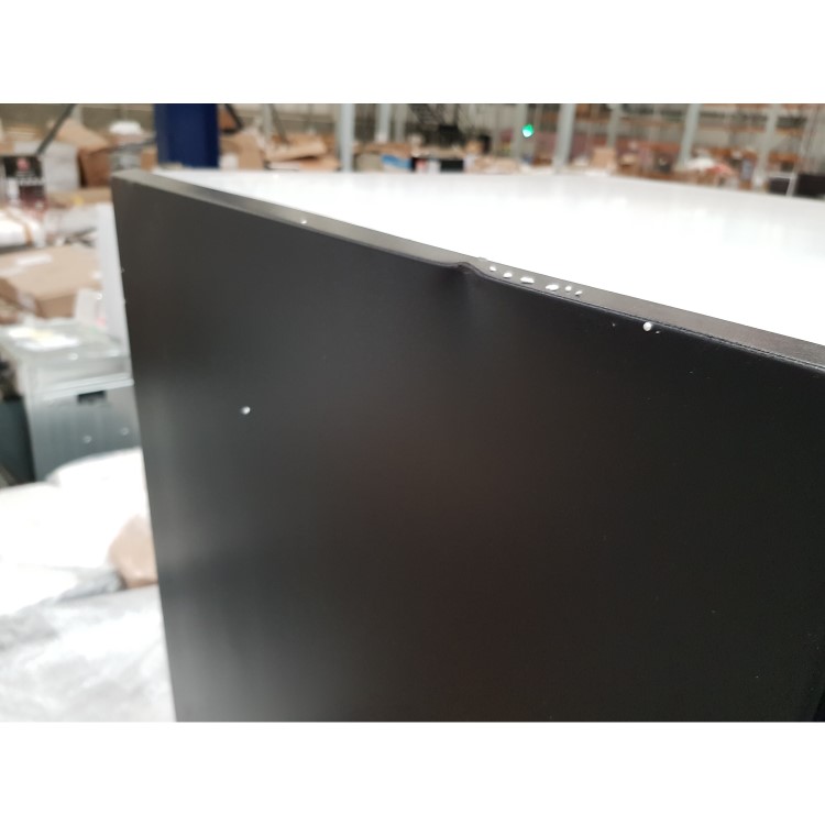 GRADE A2 - Hotpoint FFU4DK Quadrio 70cm Wide Frost Free Freestanding Fridge Freezer Shiny Black