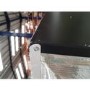 GRADE A2 - Hotpoint FFU4DK Quadrio 70cm Wide Frost Free Freestanding Fridge Freezer Shiny Black