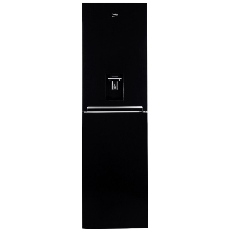 GRADE A3 - Beko CFG1582DB 261 Litre Freestanding Fridge Freezer 50/50 Split Water Dispenser 54.5cm Wide - Black
