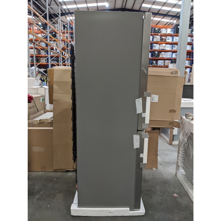 GRADE A2 - Hotpoint NFFUD191X 450 Litre Freestanding Fridge Freezer 60/40 Split Frost Free 70cm Wide - Stainless Steel