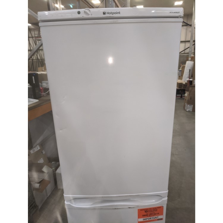 GRADE A3 - Hotpoint HBNF5517W Aquarius 225 Litre Freestanding Fridge Freezer 50/50 Split Frost Free 55cm Wide - White