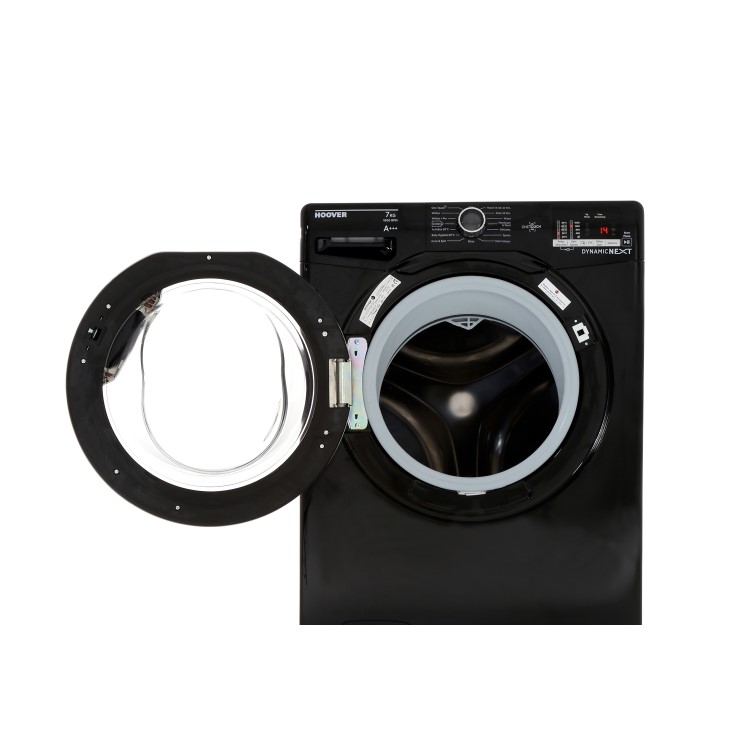 GRADE A2 - Hoover DXOC67C3B OneTouch 7kg 1600rpm Freestanding Washing Machine-Black