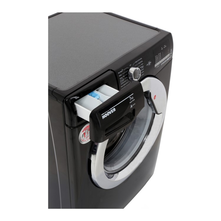 GRADE A2 - Hoover DXOC67C3B OneTouch 7kg 1600rpm Freestanding Washing Machine-Black