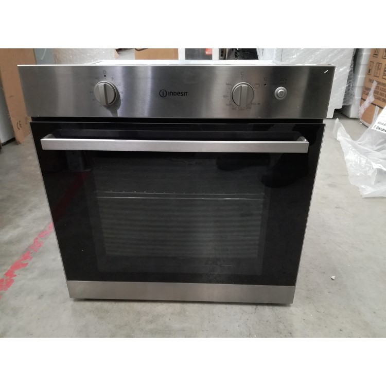 GRADE A3 - Indesit IGW620IXUK 66 Litre Gas Built-in Single Oven - Stainless Steel