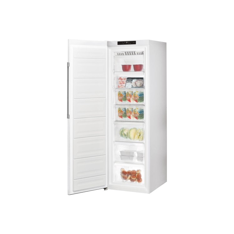 HOTPOINT UH8F1CW 260 Litre Freestanding Upright Freezer 188cm Tall Frost Free 59.5cm Wide - White