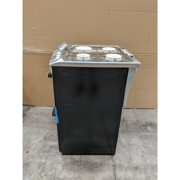 GRADE A2 - Zanussi ZCK66350XA 60cm Double Oven Dual Fuel Cooker With Minute Minder - Stainless Steel