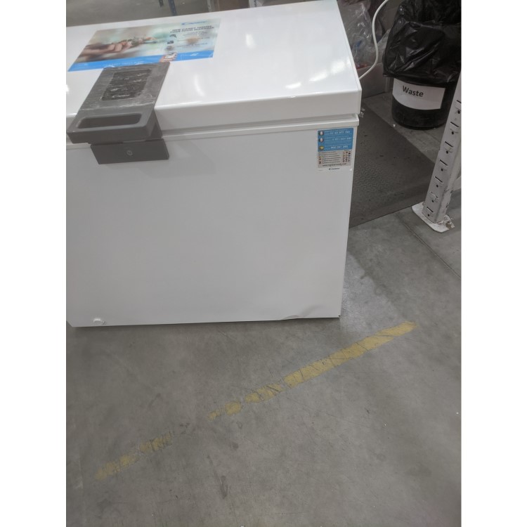 GRADE A3 - Candy CMCH202EL 200 Litre Chest Freezer 56cm Deep A+ Energy Rating 98cm Wide - White