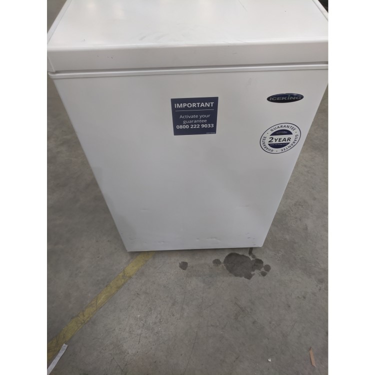 GRADE A3 - Ice King CF131W 131 Litre Chest Freezer 65cm Deep Frost Free 60cm Wide - White