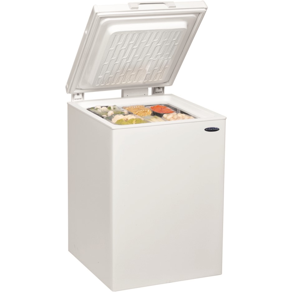 Ice King CF131W 131 Litre Chest Freezer 65cm Deep Fast Freeze 58cm Wide