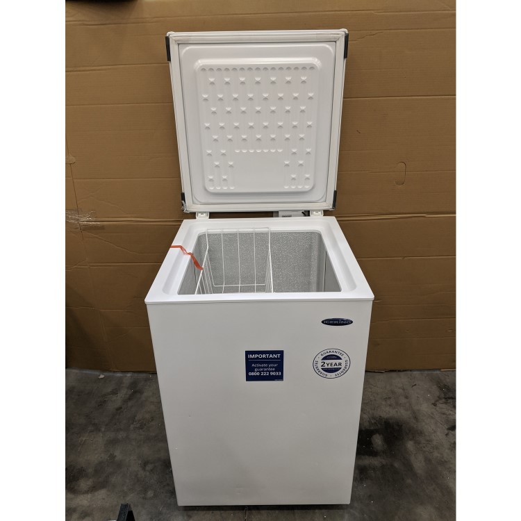 GRADE A2 - Ice King CF131W 131 Litre Chest Freezer 65cm Deep Frost Free 60cm Wide - White