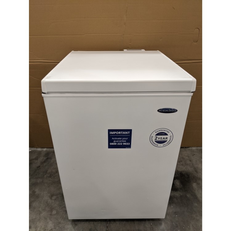GRADE A2 - Ice King CF131W 131 Litre Chest Freezer 65cm Deep Frost Free 60cm Wide - White