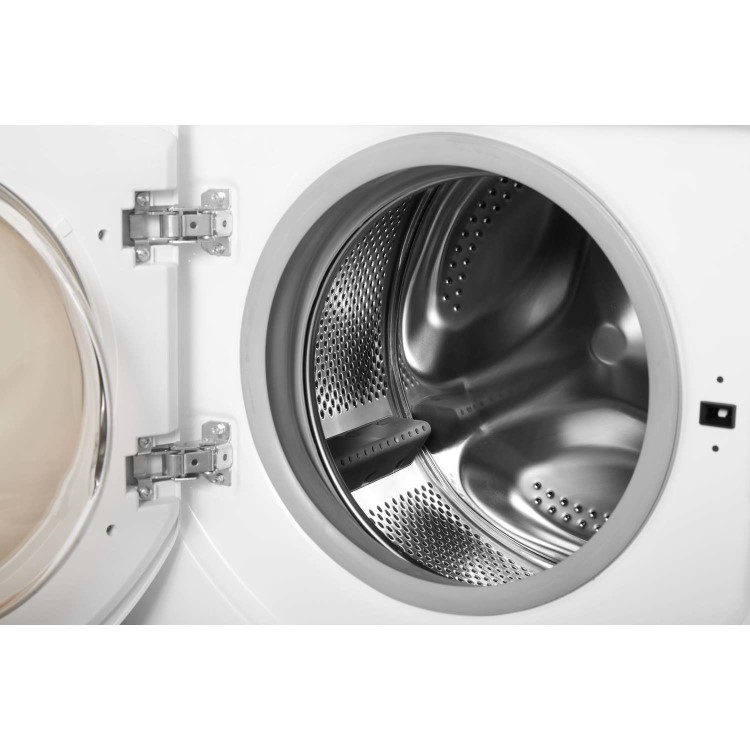 GRADE A1 - Indesit BIWDIL7125 7kg Wash 5kg Dry 1200rpm Integrated Washer Dryer With Push&Go - White