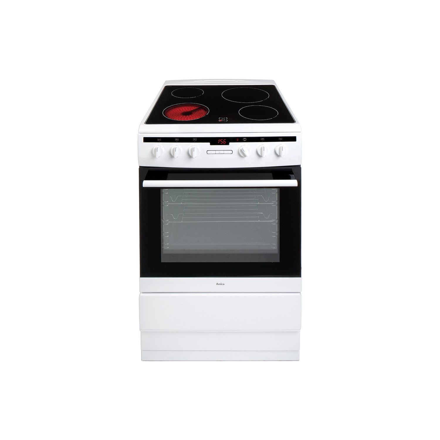 white electric oven and hob